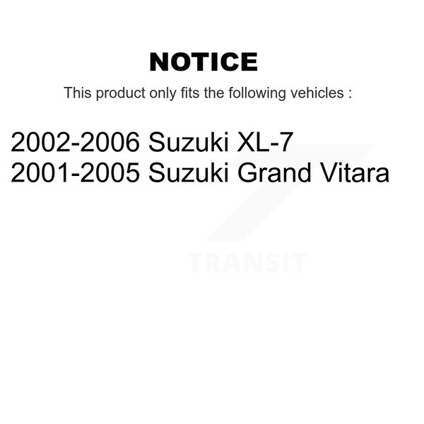 Front Left Bearing Lower Control Arm Outer Tie Rod Link Kit For Suzuki XL-7 Grand Vitara